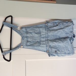 TNA Denim Short Overalls Small